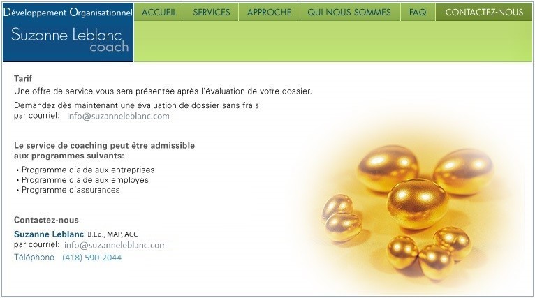 Contacter Suzanne Leblanc